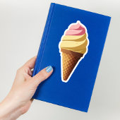 ストロベリーバニラアイスクリームコーン シール