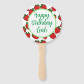 ストロベリーバースデーパーティーテーマ ハンドファン (裏面)