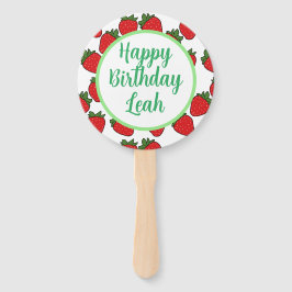 ストロベリーバースデーパーティーテーマ ハンドファン