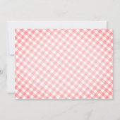 ストロベリーバースデーパーティー・ 2つの甘い招待状 招待状 (裏面)