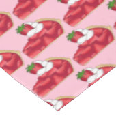 ストロベリーパイスライスホイップクリームNo Bake Desert テーブルクロス (アングル)