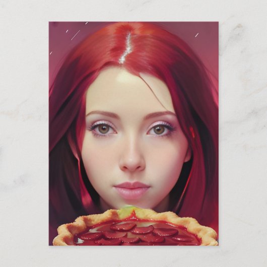 ストロベリーパイ女神はがき ポストカード (正面)