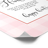 ストロベリーパシファイヤー狩りベビーシャワーゲーム ポスター (角)