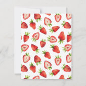 ストロベリーパターンキッズ ノートカード (裏面)