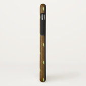 ストロベリーパターン携帯電話ケース – ブラウン Case-Mate iPhoneケース (裏面/左)