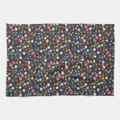 ストロベリーパターン海軍 キッチンタオル (横)