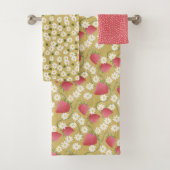 ストロベリーパッチマスタードバスタオルセット バスタオルセット (インサイチュ)
