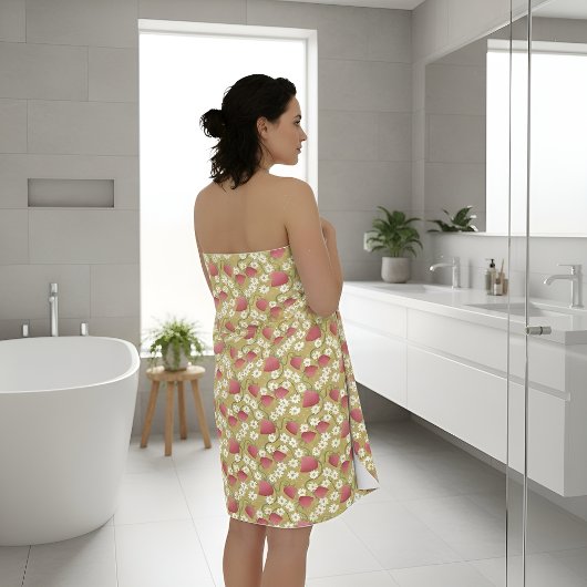 ストロベリーパッチマスタードバスタオルセット バスタオルセット