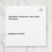 ストロベリーパルおもしろいズマンガージャムパイと続く フェイバータグ (裏面)