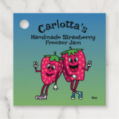 ストロベリーパルおもしろいズマンガージャムパイと続く フェイバータグ (正面)