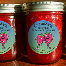 ストロベリーパルおもしろいズマンガージャムパイと続く ラウンドシール