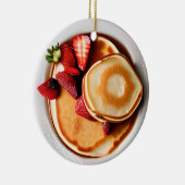 ストロベリーパンケーキプンクリスマスセラミックオーナメント セラミックオーナメント (右)