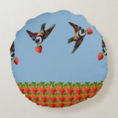 ストロベリーピッカー ラウンドクッション (裏面)