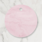 ストロベリーピンクフローラベリースウィート誕生日 フェイバータグ (裏面)