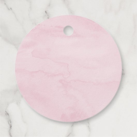 ストロベリーピンクフローラベリースウィート誕生日 フェイバータグ (裏面)