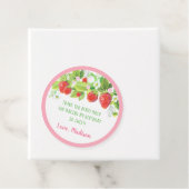 ストロベリーピンクフローラベリースウィート誕生日 フェイバータグ (インサイチュ)