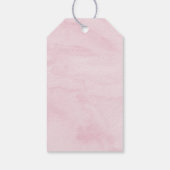 ストロベリーピンクフローラ誕生日 ギフトタグ (裏面)