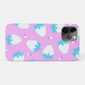 ストロベリーピンクブルー Case-Mate iPhoneケース (裏面(横))