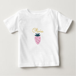 ストロベリーピンクベビー ベビーTシャツ