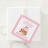 ストロベリーピンクベリーファースト誕生日ありがとう フェイバータグ (インサイチュ)