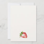 ストロベリーピンクマルガリタカクテルany誕生日 招待状 (裏面)