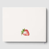 ストロベリーピンクマルガリータカクテルブライダルシャワー ゲストブック (裏面)