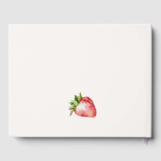 ストロベリーピンクマルグリータカクテル ブライダルシャワー ゲストブック (裏面)