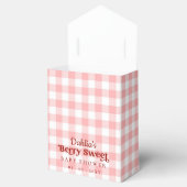 ストロベリーピンクレッドベリースイートベビーシャワー フェイバーボックス (オープン)