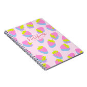 ストロベリーピンク ノートブック (右側)