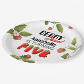 ストロベリーファイブ誕生日 ペーパープレート (アングル)