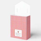 ストロベリーファーストピクニックベビーシャワー フェイバーボックス (オープン)