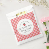 ストロベリーファーストピクニック誕生日 フェイバーバッグ (封をした状態)