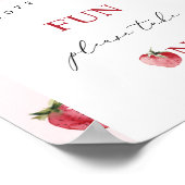 ストロベリーファースト誕生日おめでとう ポスター (角)