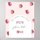 ストロベリーファースト誕生日おめでとう ポスター (正面)