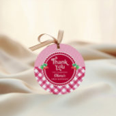 ストロベリーファースト誕生日ガールサンキュー フェイバータグ