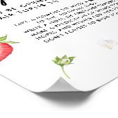 ストロベリーファースト誕生日タイムカプセル ポスター (角)