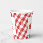 ストロベリーファースト誕生日パーティーカップ 紙コップ (右)