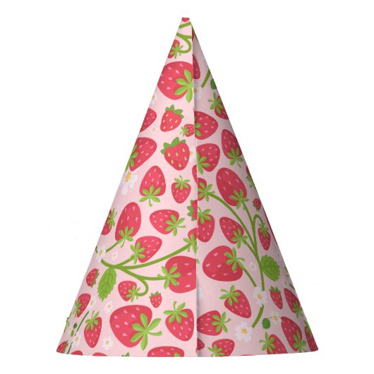 ストロベリーファースト誕生日パーティーハット パーティーハット (裏面)