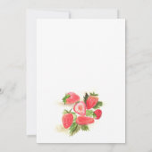 ストロベリーファースト誕生日パーティーベリー1st 招待状 (裏面)