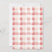 ストロベリーファースト誕生日パーティーベリー 招待状 (裏面)