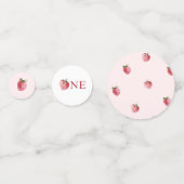 ストロベリーファースト誕生日パーティー コンフェッティ (正面)