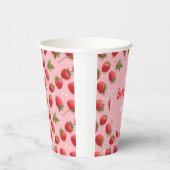 ストロベリーファースト誕生日パーティー 紙コップ (右)