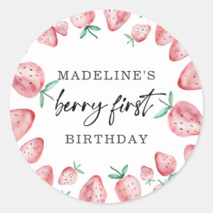 ストロベリーファースト誕生日ファーストベリースイートフォートCL ラウンドシール