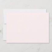 ストロベリーファースト誕生日フォト招待状 招待状 (裏面)