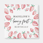 ストロベリーファースト誕生日1stベリースイートガール マグネット (正面)