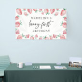 ストロベリーファースト誕生日1stベリースイートバックドロップ 横断幕 (トレードショー)