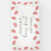 ストロベリーファースト誕生日1stベリースウィート 横断幕 (縦)