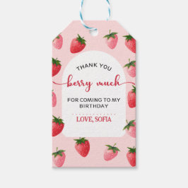 ストロベリーファースト誕生日 ギフトタグ