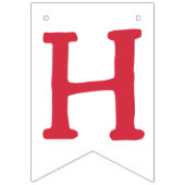 ストロベリーファースト誕生日 バンティングフラッグ (第2の旗)