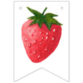 ストロベリーファースト誕生日 バンティングフラッグ (第1の旗)